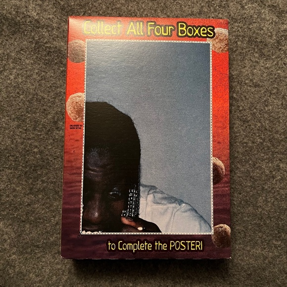 LIL YACHTY x REESE'S PUFFS 2021 Unopened Cereal Boxes Lot Right Half Of Poster - Picture 3 of 7